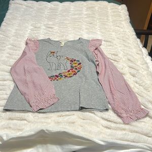 Girl’s a ruffle tee